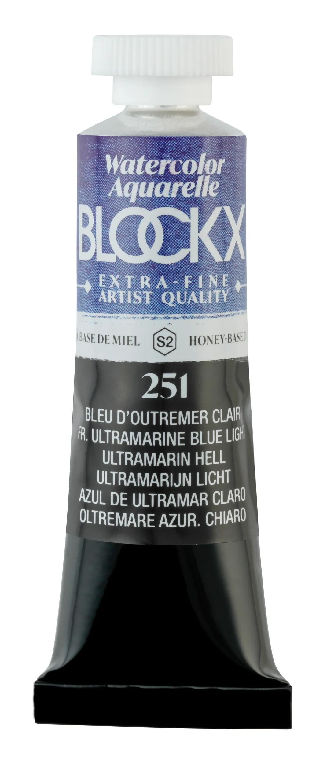 Extra-fine watercolor tube 15ml - Light overseas blue 251 (Pack x3)