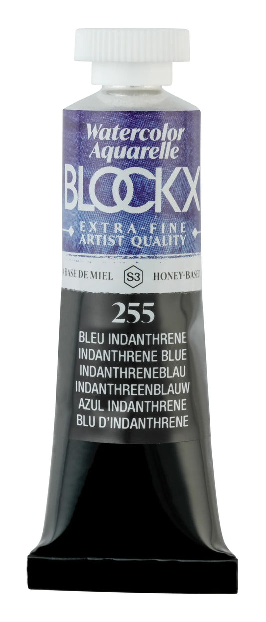 Extra-fine watercolor tube 15ml - Indanthrene blue 255 (Pack x3)