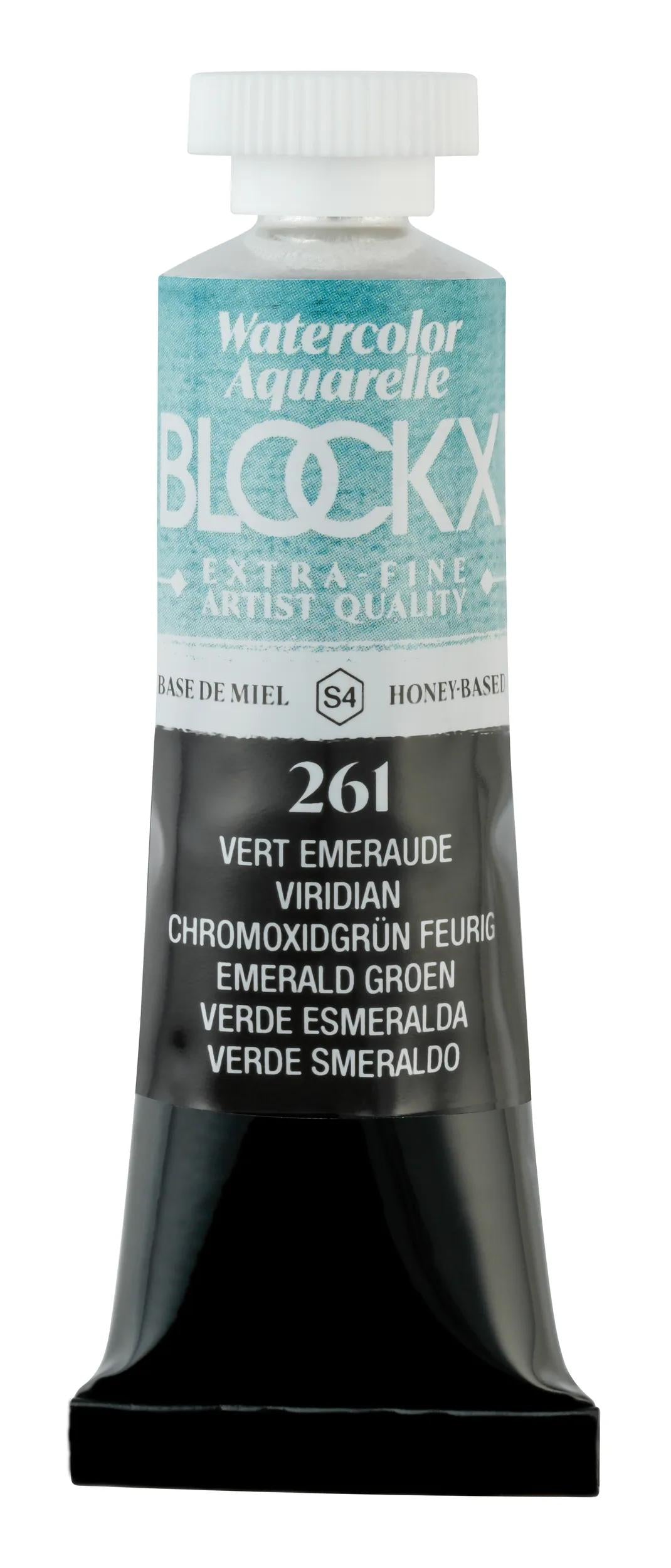 Extra-fine watercolor tube 15ml - Green emerald 261