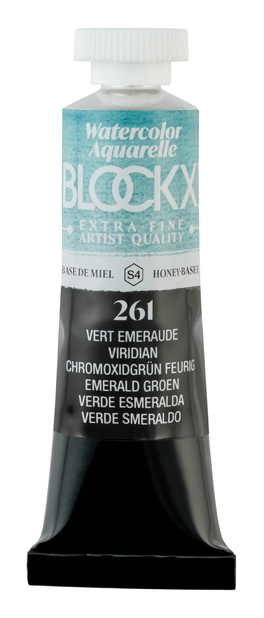 Extra-fine watercolor tube 15ml - Green emerald 261