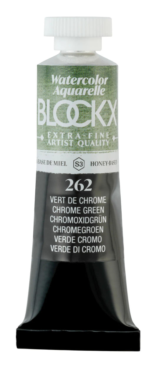 Extra-fine watercolor tube 15ml - Chrome Green 262 (Pack x3)