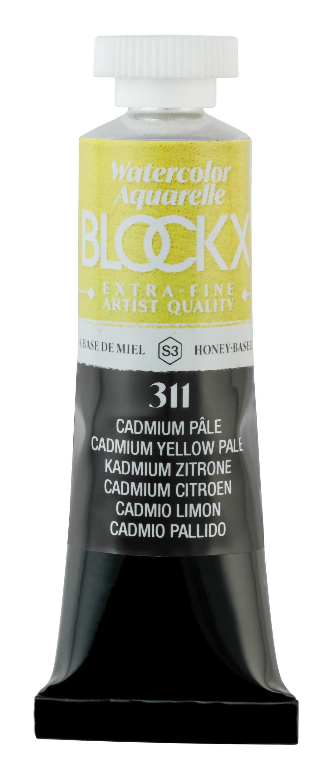 Extra-fine watercolor tube 15ml - Pale Cadmium 311 (Pack x3)