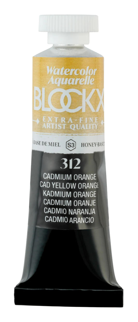 Extra-fine watercolor tube 15ml - Cadmium orange 312 (Pack x3)