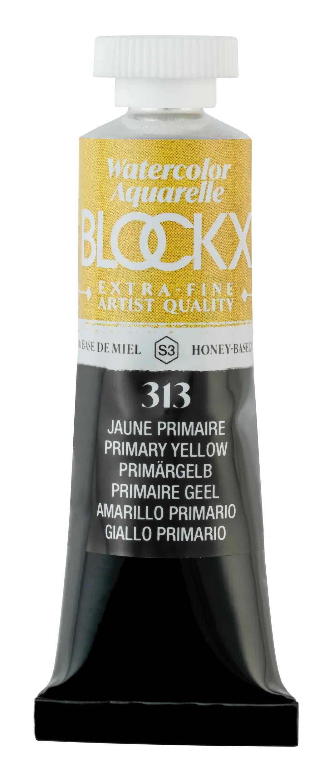 Extra-fine watercolor tube 15ml - Primary yellow 313 (Pack x3)