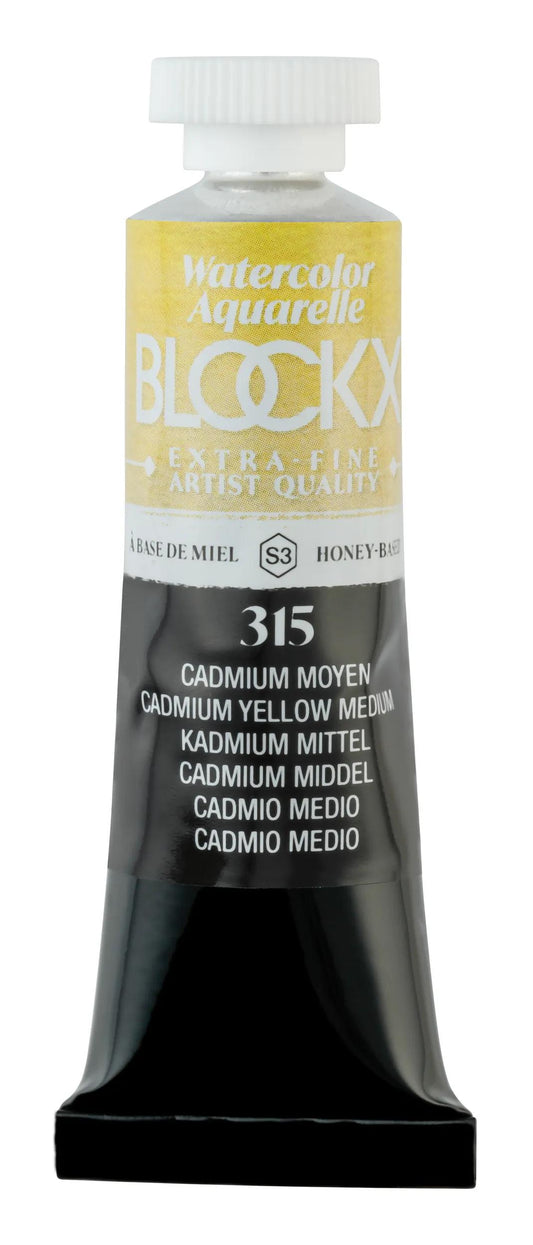 Extra fine watercolor tube 15ml - Medium Cadmium 315 (Pack x3)
