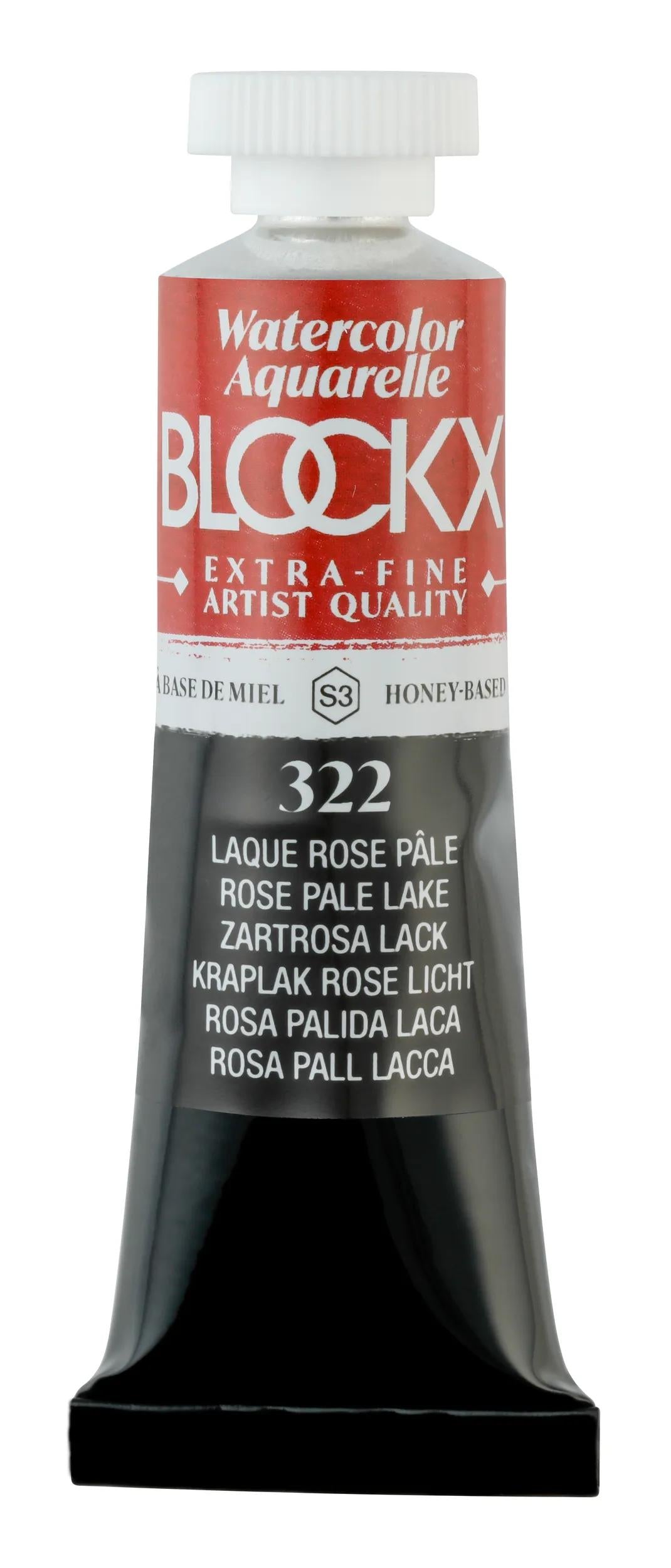 Extra-fine watercolor tube 15ml - Pale pink lacquer 322 (Pack x3)