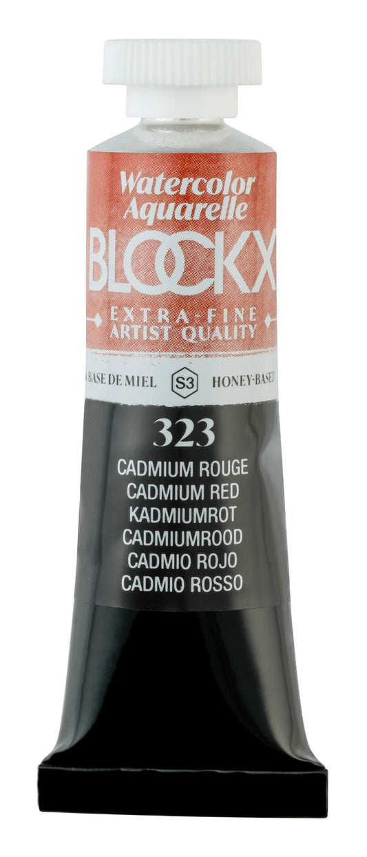 Extra-fine watercolor tube 15ml - Red Cadmium 323 (Pack x3)