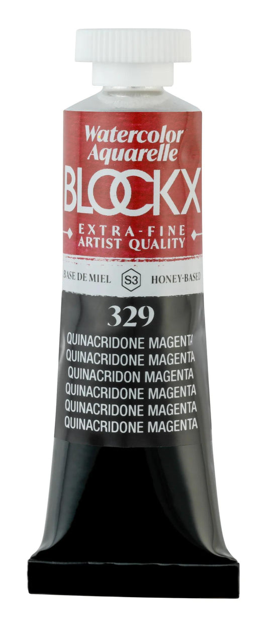 Extra-fine watercolor tube 15ml - Quinacridone magenta 329 (Pack x3)