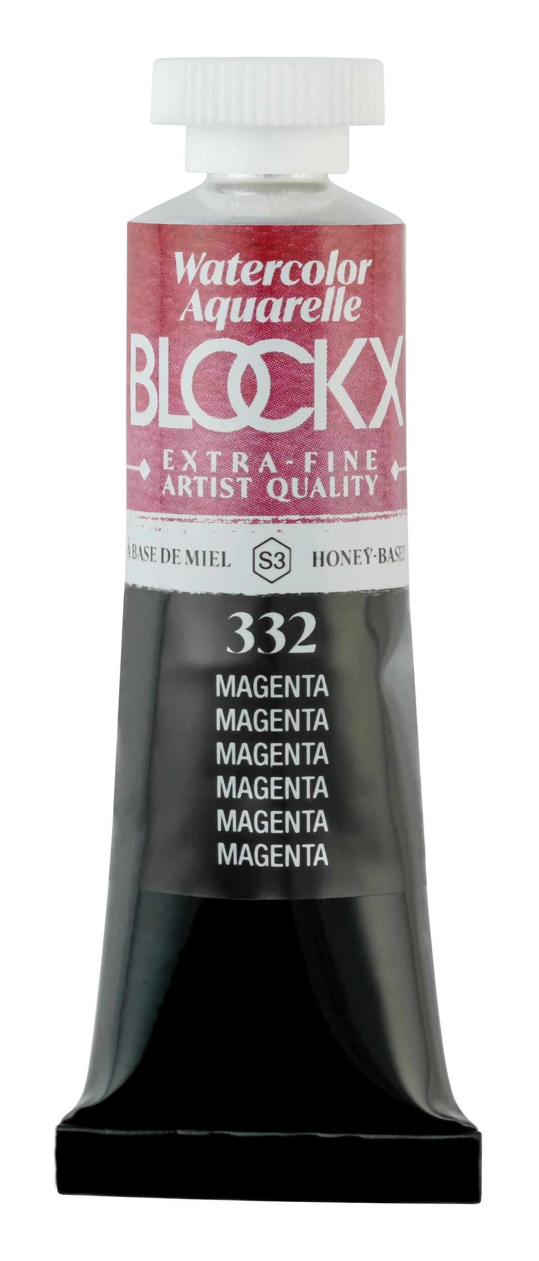 Extra-fine watercolor tube 15ml - Magenta 332 (Pack x3)