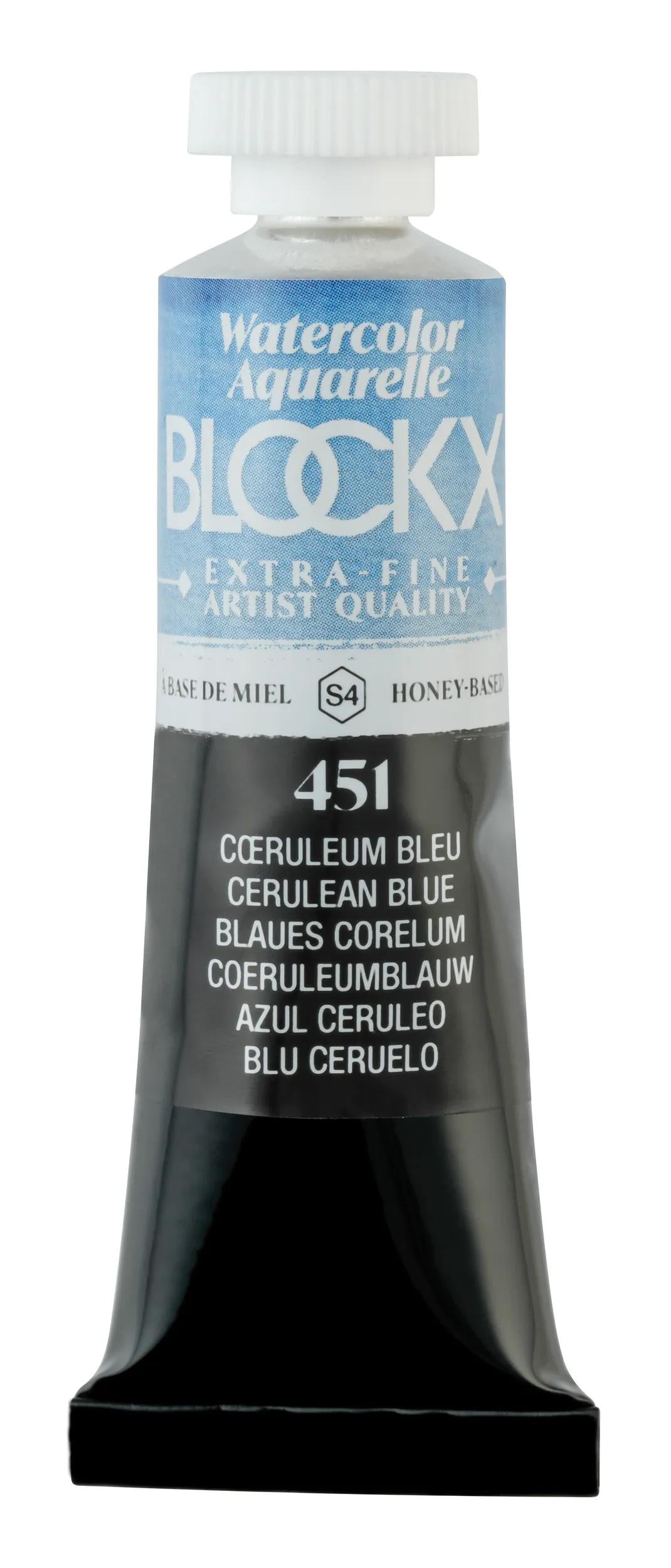 Extra-fine watercolor tube 15ml - Blue coeruleum 451