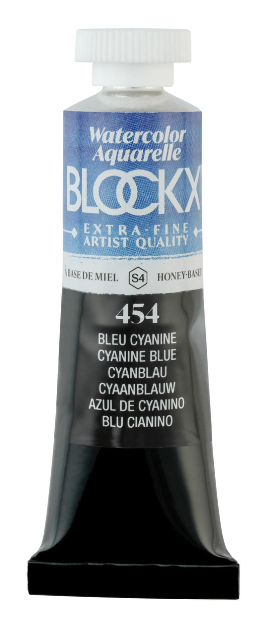 Extra-fine watercolor tube 15ml - Blue cyanine 454