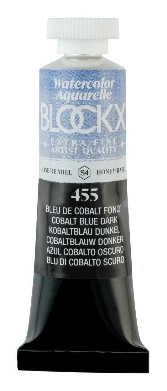 Extra-fine watercolor tube 15ml - Dark cobalt blue 455