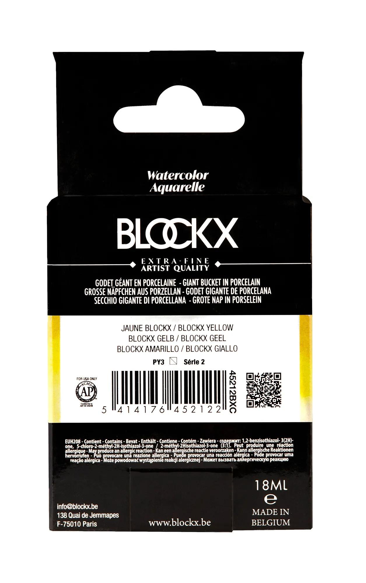 Extra-fine watercolor giant bucket - Yellow blockx 212