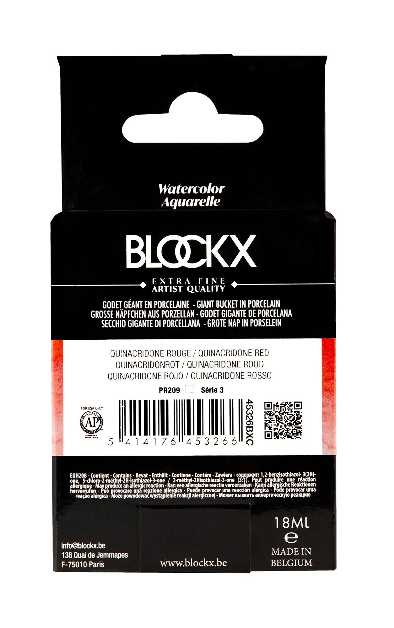 Aquarelle extra-fine giant bucket - Quinacridone red 326