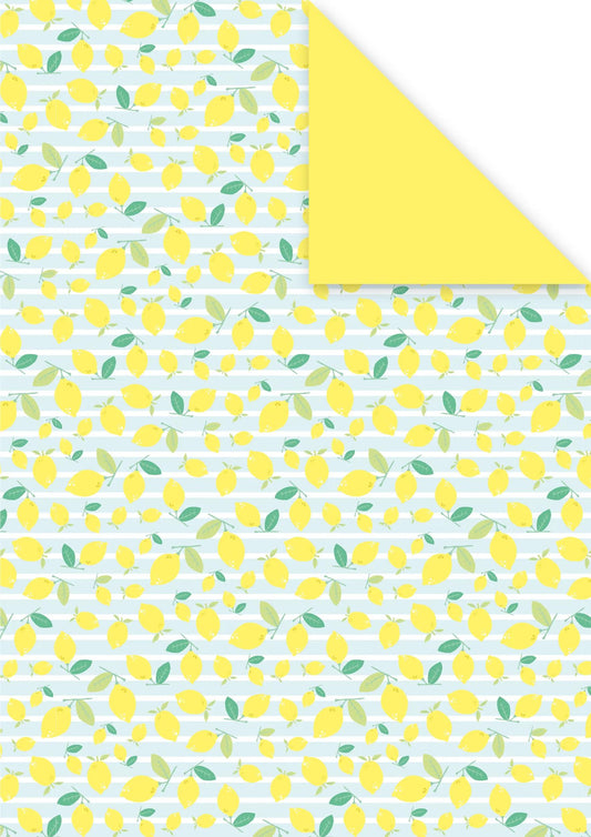 DECORATIV', Pack of 25 sheets 160g/m2 in 21x29.7cm format - Lemon fresh 5 - Multicolor