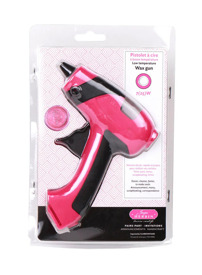 Petit pistolet cire spécial loisirs créatifs - fuchsia (lot de 5)