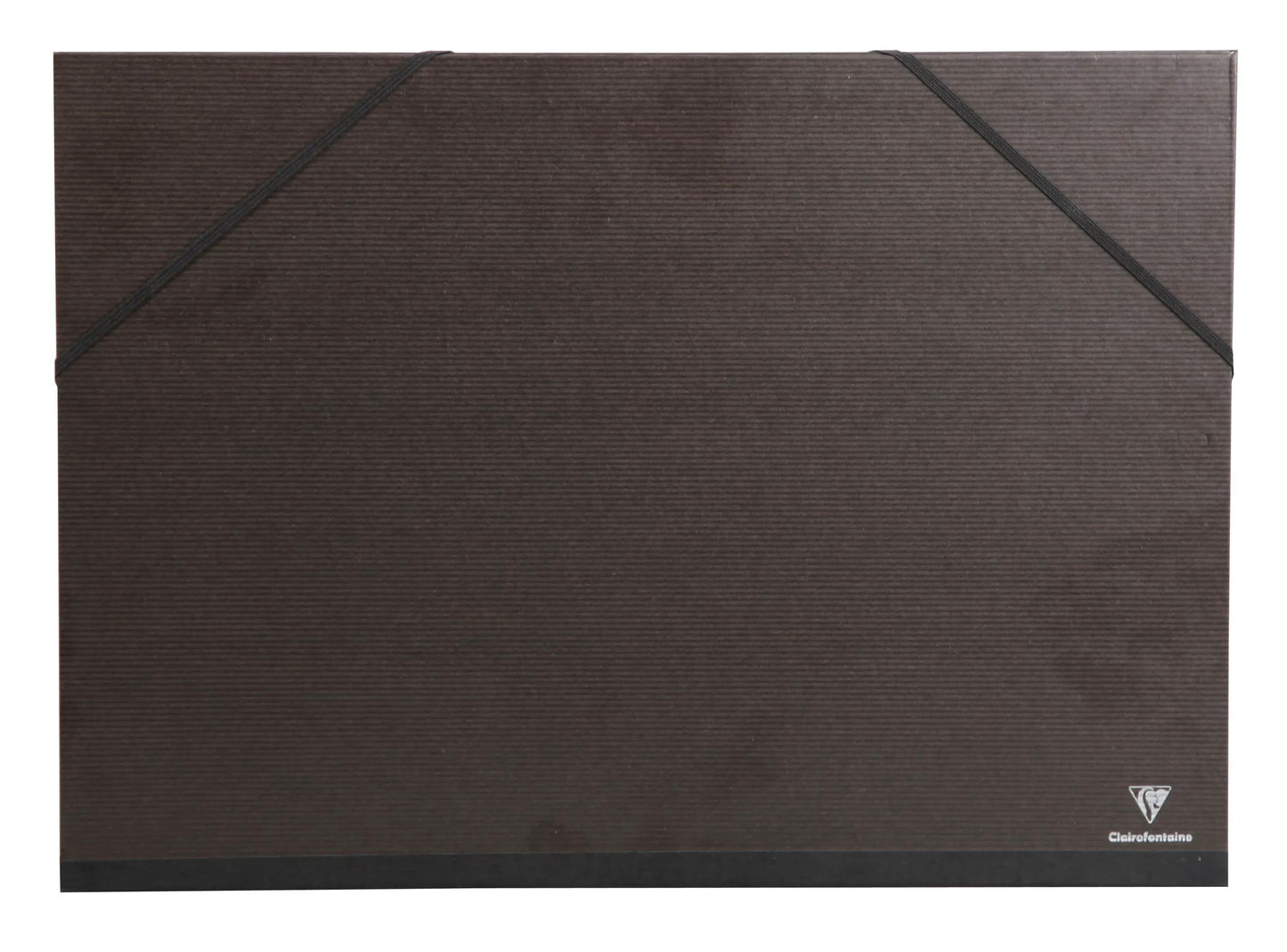 Kraft-Zeichnungskarton mit Elastik 47x62cm - Schwarz (Paket x4)