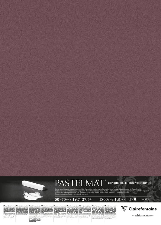 Pastelmat laminiert 5F 50x70cm 1 800 microns - Weinhonig