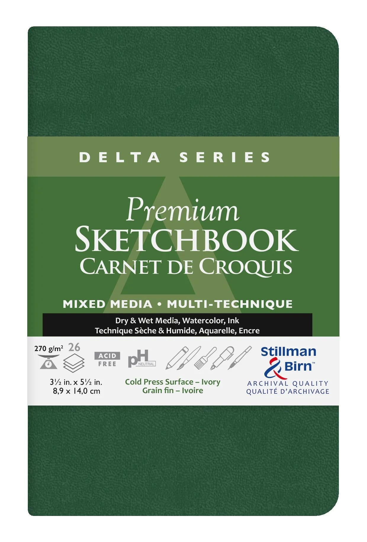 Delta Series flexible notebook 26F 8,9x14cm 270g - Ivory (Pack x2)