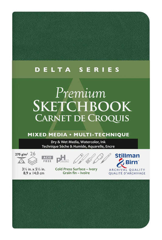 Delta Series carnet souple 26F 8,9x14cm 270g - Ivoire (lot de 2)