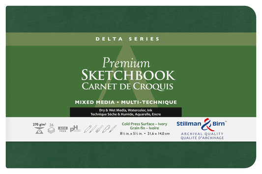 Delta Series carnet souple 26F 14x21,6cm 270g - Ivoire (lot de 2)