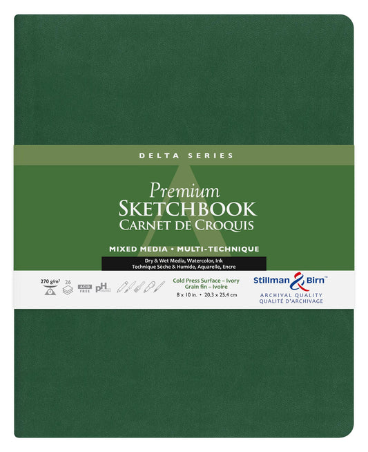 Flexibles Notizbuch der Delta Series 26F 20,3x25,3cm 270g - Elfenbein (2er-Pack)