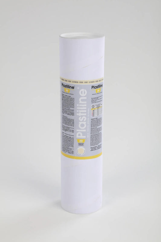 5 kg of plasticline hardness 30 (extra-soft) - Ivory