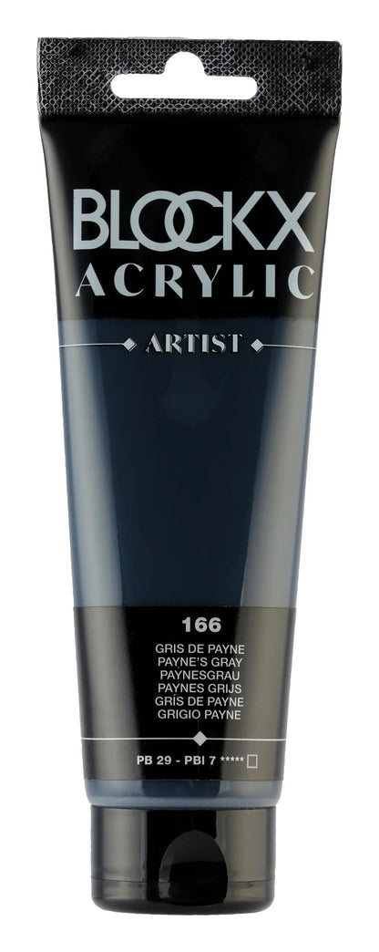 Fine acrylic paint tube 120ml - Payne Grey (lot de 3)