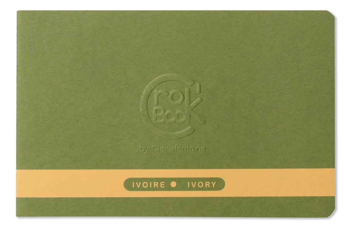 Crok'Book carnet piqué 24F 17x11cm 90g papier ivoire F - Aléatoire (lot de 10)