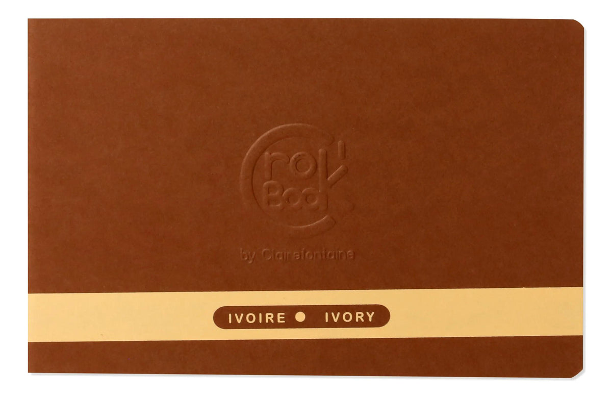 Crok'Book carnet piqué 24F 17x11cm 90g papier ivoire F - Aléatoire (lot de 10)