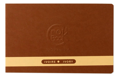 Crok'Book carnet piqué 24F 17x11cm 90g papier ivoire F - Aléatoire (lot de 10)