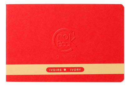 Crok'Book carnet piqué 24F 17x11cm 90g papier ivoire F - Aléatoire (lot de 10)