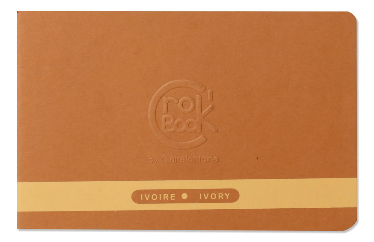 Crok'Book carnet piqué 24F 17x11cm 90g papier ivoire F - Aléatoire (lot de 10)