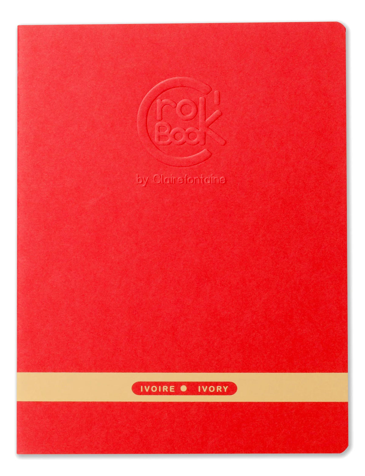 Crok'Book carnet piqué 24F 17x22cm 90g papier ivoire F - Aléatoire (lot de 10)