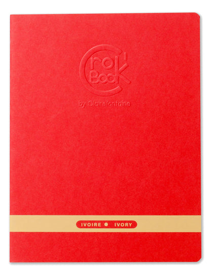 Crok'Book carnet piqué 24F 17x22cm 90g papier ivoire F - Aléatoire (lot de 10)