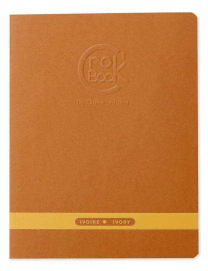 Crok'Book carnet piqué 24F 17x22cm 90g papier ivoire F - Aléatoire (lot de 10)