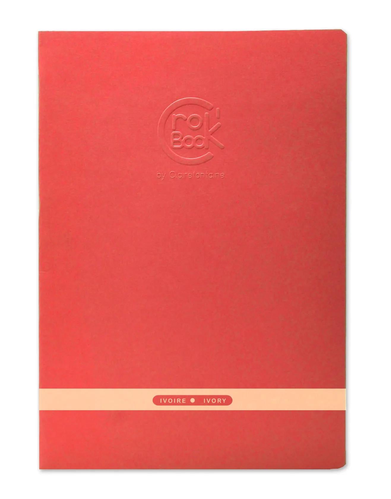 Crok'Book nicked book 24F A4 90g ivory paper F - Random (Pack x10)