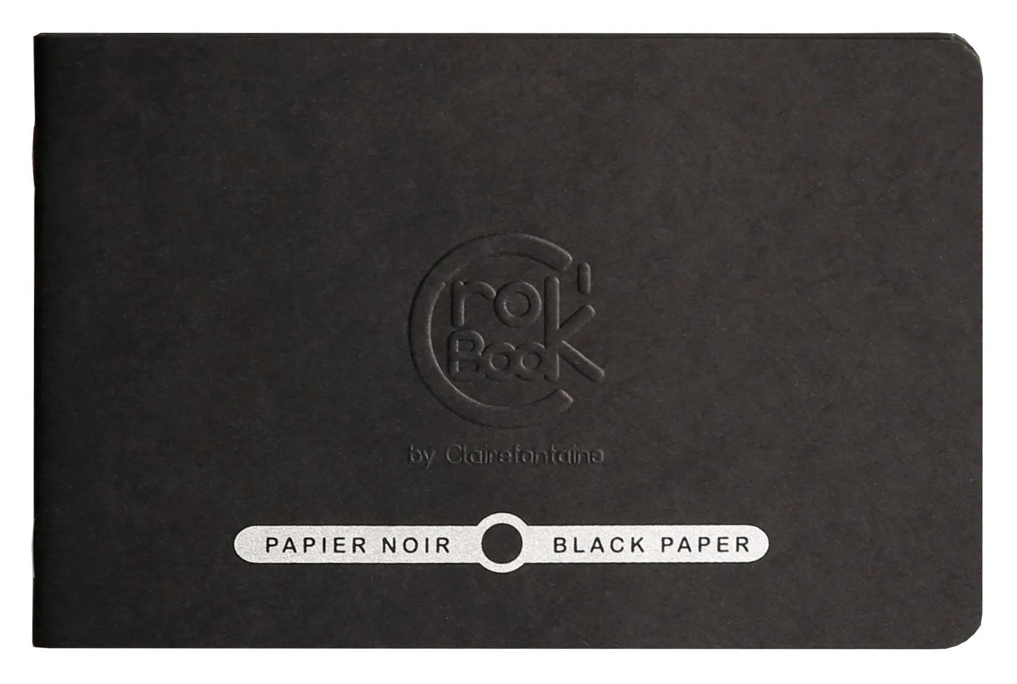 Crok'Book nicked Notebook 20F 17x11cm 120g Papier schwarz I - Schwarz (Paket x10)