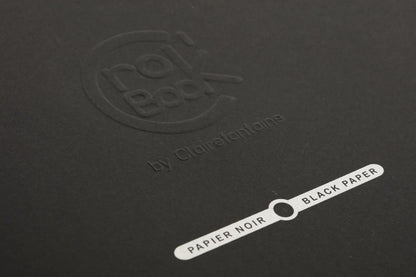 Crok'Book nicked notebook 20F 17x22cm 120g paper black F - Black (in bundle 10)