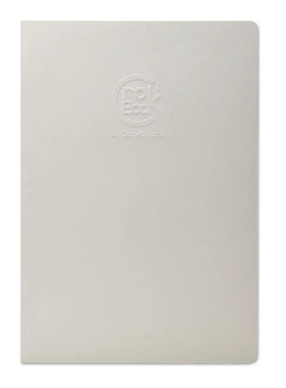 Crok'Book carnet piqué 24F A4 90g F - Gris clair (lot de 10)