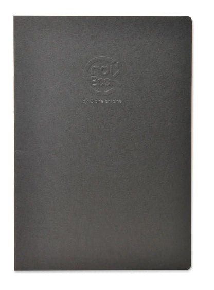 Crok'Book nicked book 24F 17x22cm 90g F - Schwarz (Paket x10)