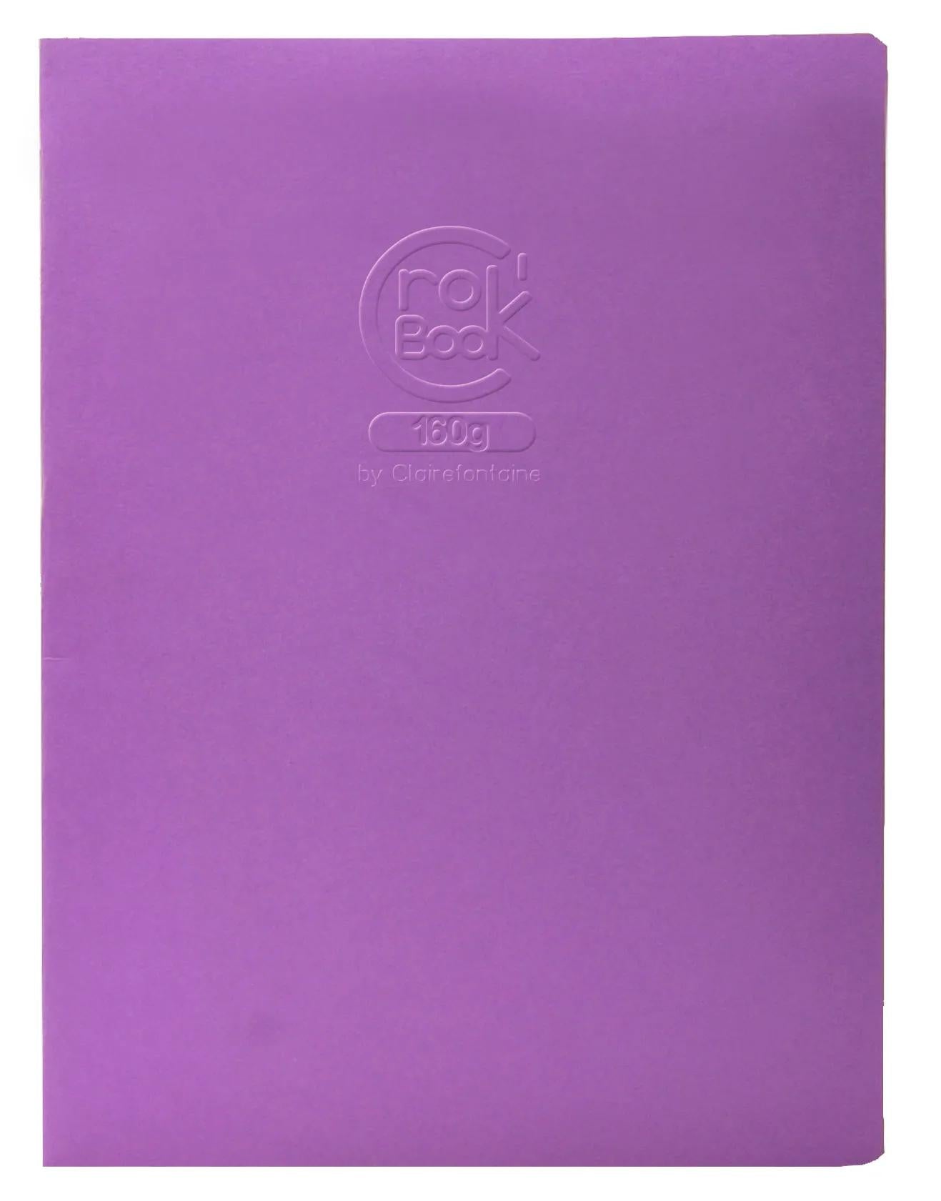 Crok'Book carnet piqué 20F A3 160g F - Aléatoire (Lot x5)