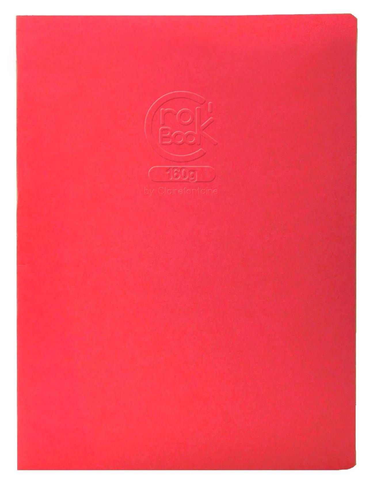 Crok'Book carnet piqué 20F A4 160g F - Aléatoire (Lot x10)