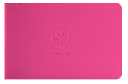 Crok'Book carnet piqué 24F 17x11cm 90g I - Fuchsia (lot de 10)