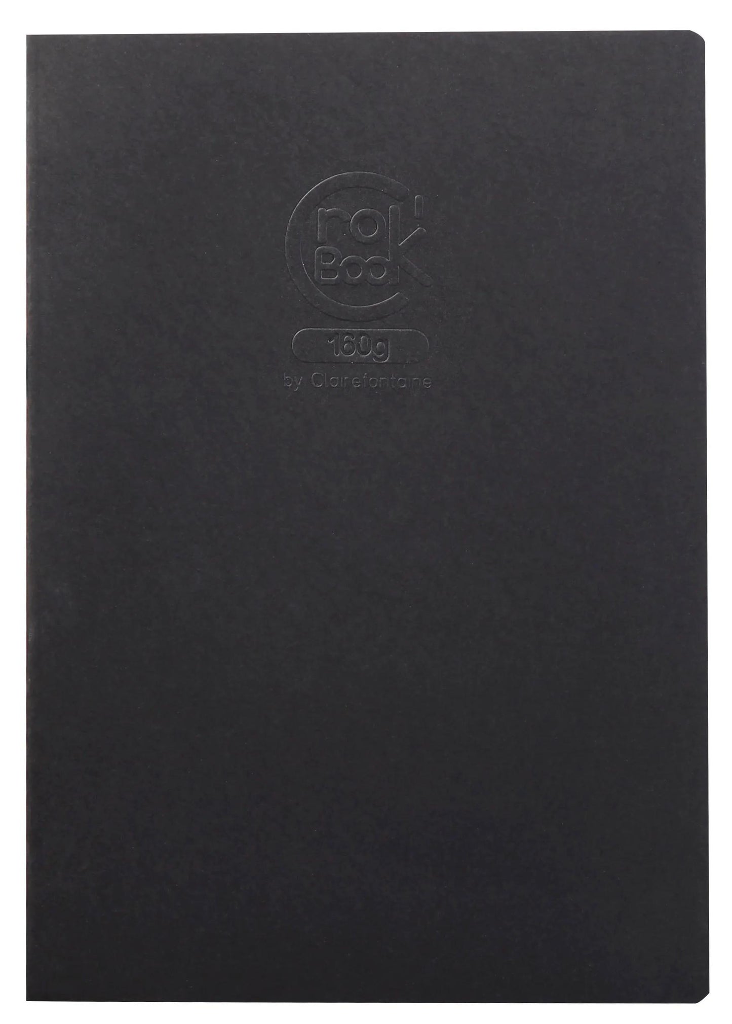 Crok'Book piqué book 20F A3 160g F - Nero (Pacchetto x5)