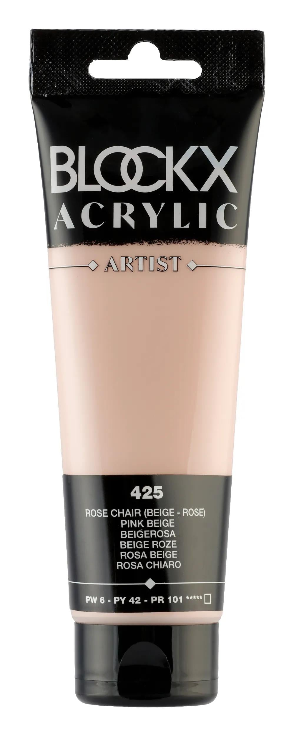 Fine acrylic paint tube 120ml - Pink flesh (Lot x3)