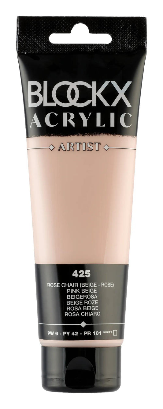 Fine acrylic paint tube 120ml - Pink flesh 425 (Pack x3)