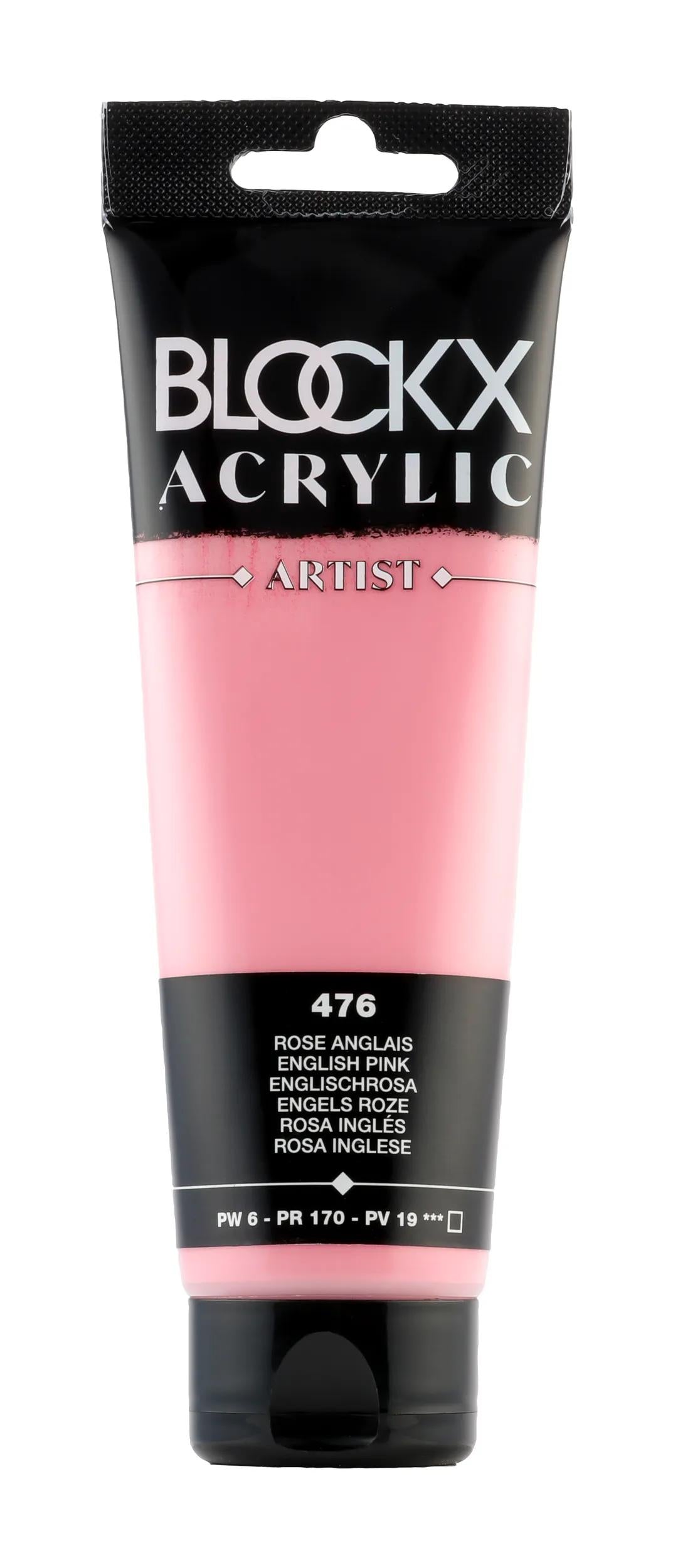 Fine acrylic paint tube 120ml - English Rose 476 (Pack x3)
