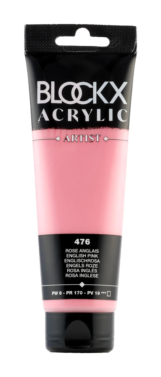 Fine acrylic paint tube 120ml - English Rose 476 (Pack x3)