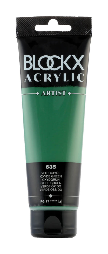 Fine acrylic paint tube 120ml - Green oxide (lot de 3)